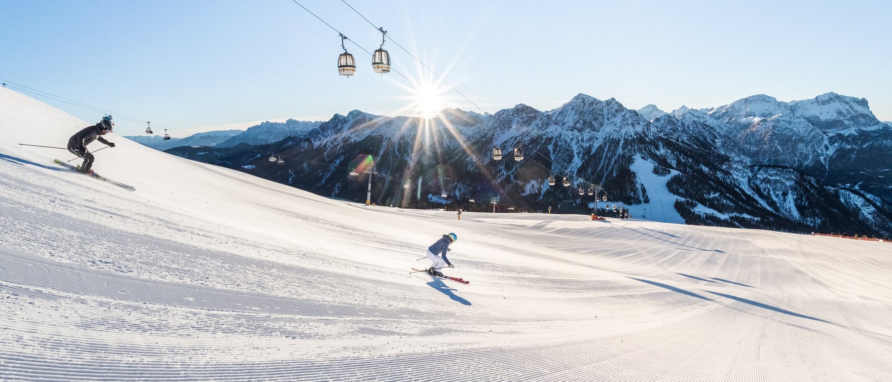 4-star hotel near Plan de Corones: perfect skiing weather